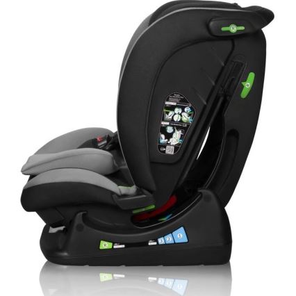 Lionelo - Car seat AART i-Size 40-150 cm black/grey