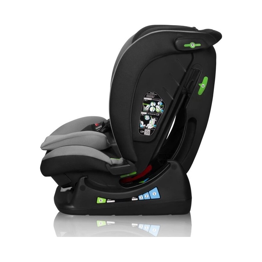 Lionelo - Car seat AART i-Size 40-150 cm black/grey