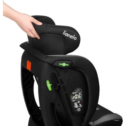 Lionelo - Car seat AART i-Size 40-150 cm black/grey