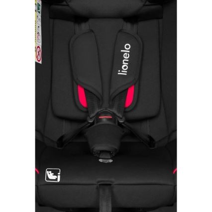 Lionelo - Car seat AART i-Size 40-150 cm black/red