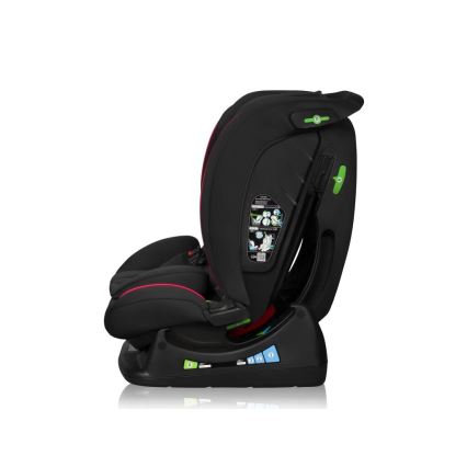 Lionelo - Car seat AART i-Size 40-150 cm black/red