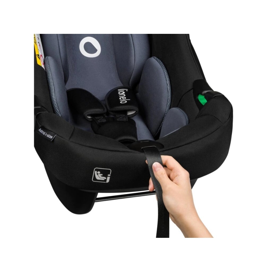 Lionelo - Car seat ASTRID i-Size 40-87 cm black