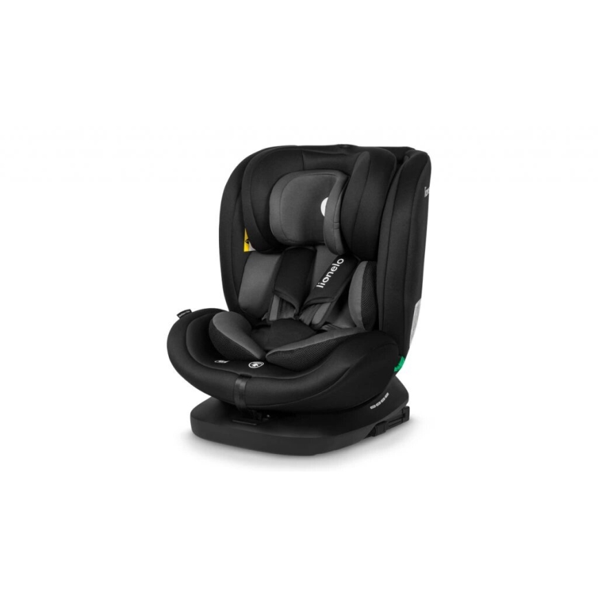Lionelo - Car seat BASTIAAN i-Size 40-150 cm black/grey