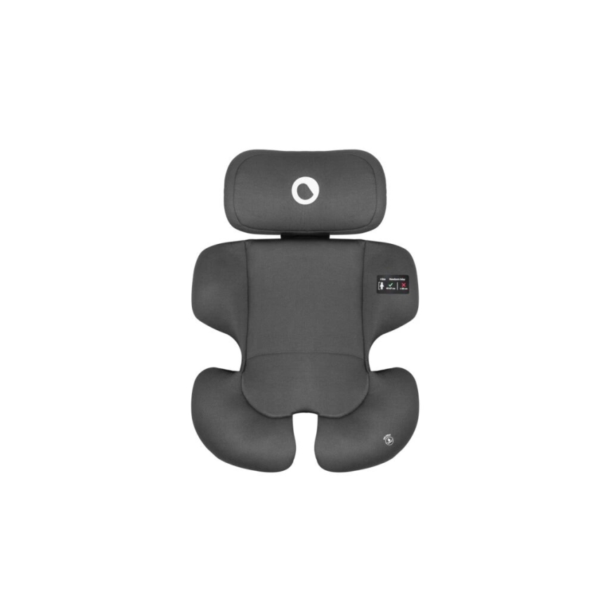 Lionelo - Car seat BASTIAAN i-Size 40-150 cm black/grey