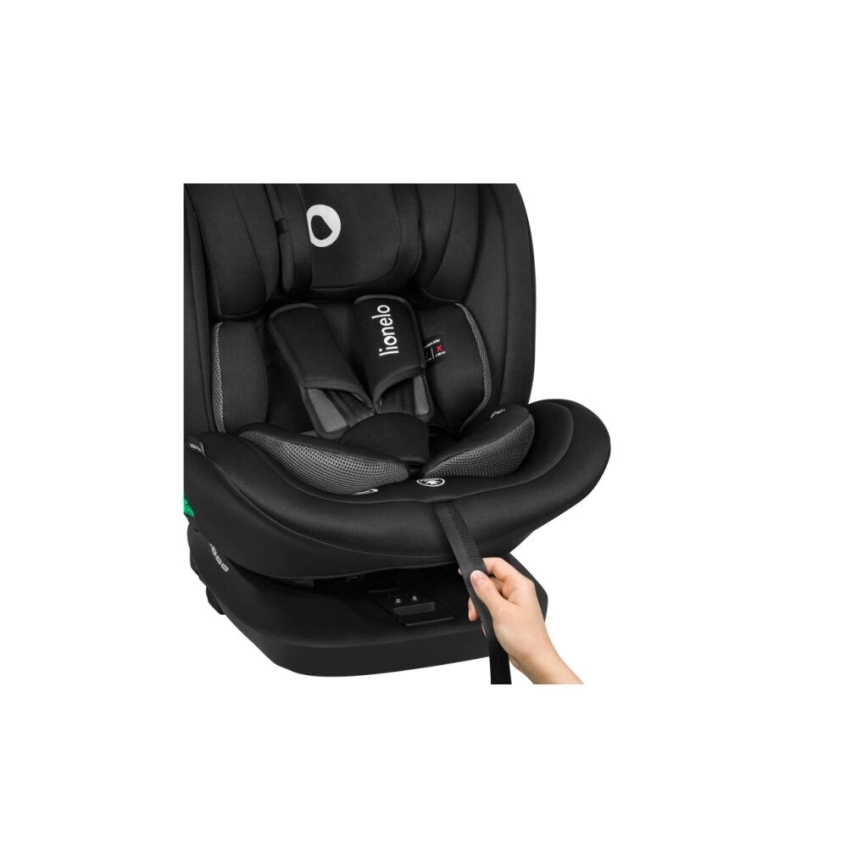 Lionelo - Car seat BASTIAAN i-Size 40-150 cm black