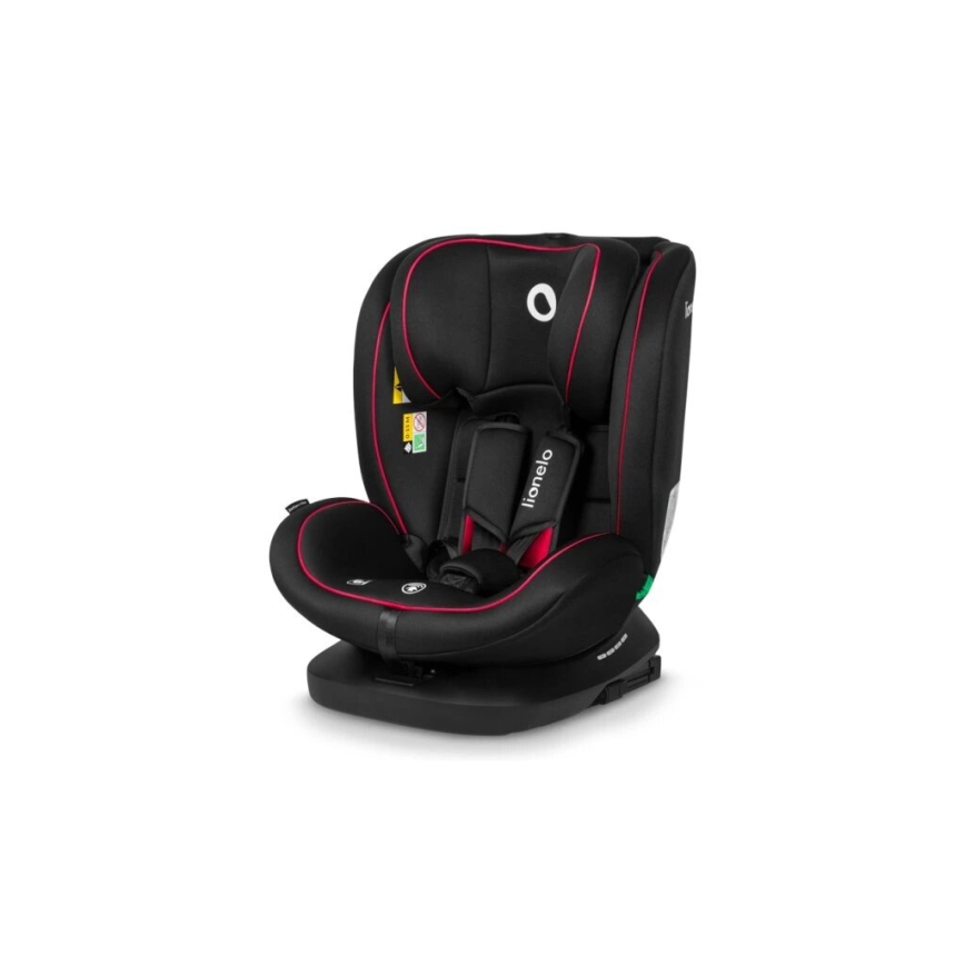 Lionelo - Car seat BASTIAAN i-Size 40-150 cm black/red