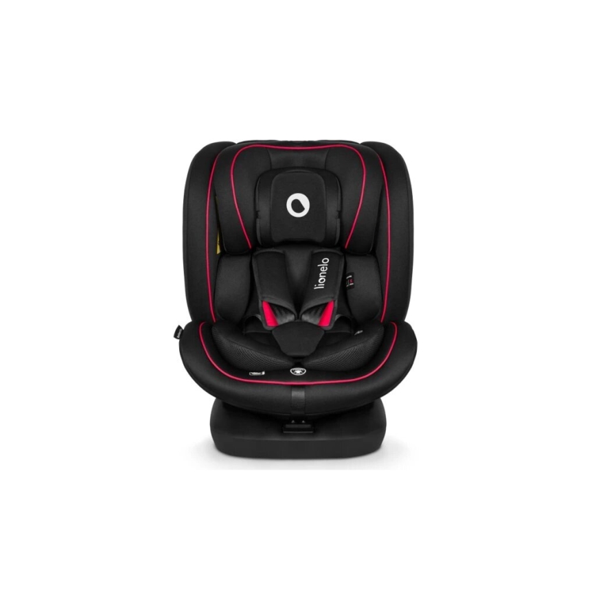 Lionelo - Car seat BASTIAAN i-Size 40-150 cm black/red