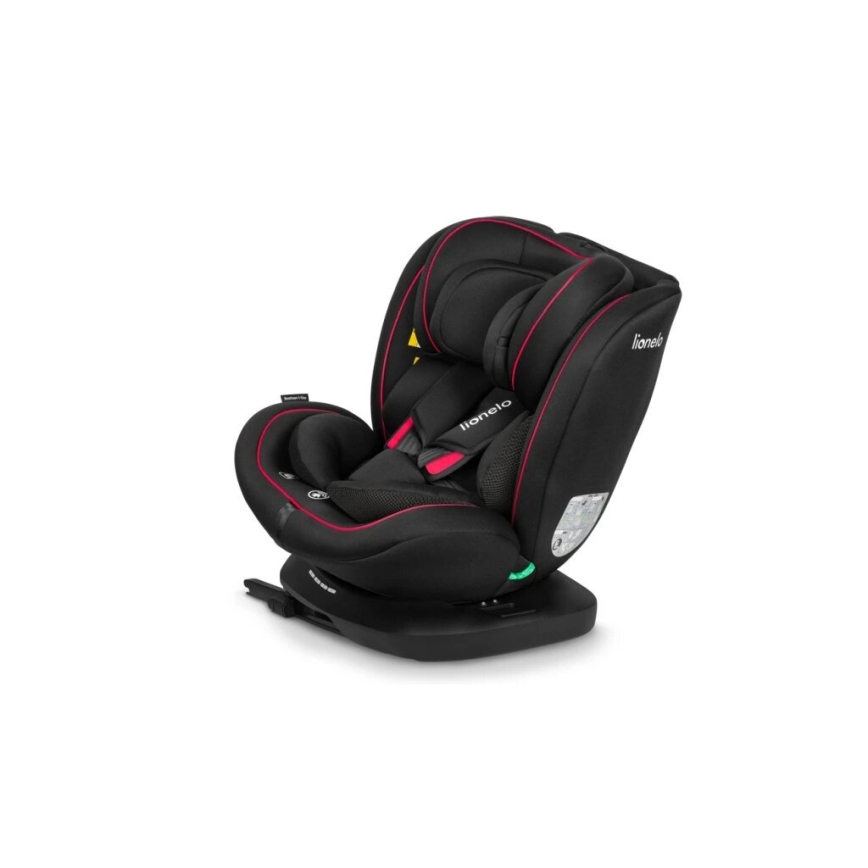 Lionelo - Car seat BASTIAAN i-Size 40-150 cm black/red