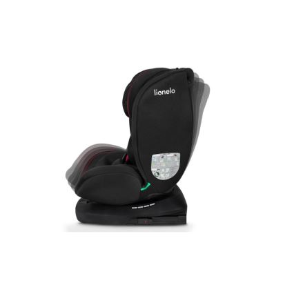 Lionelo - Car seat BASTIAAN i-Size 40-150 cm black/red