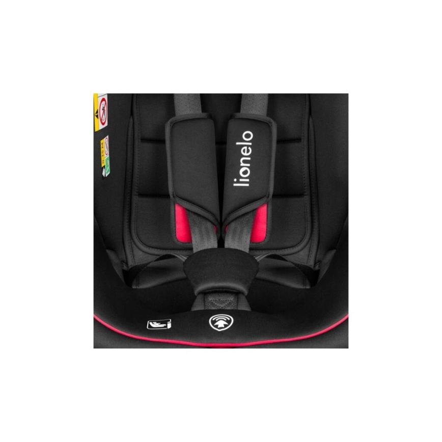 Lionelo - Car seat BASTIAAN i-Size 40-150 cm black/red