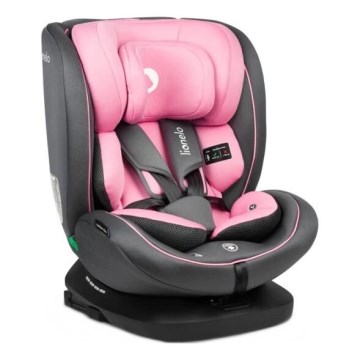 Lionelo - Car seat BASTIAAN i-Size 40-150 cm grey/pink