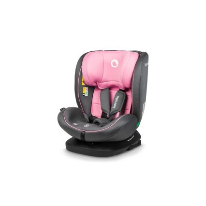Lionelo - Car seat BASTIAAN i-Size 40-150 cm grey/pink