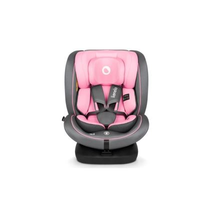Lionelo - Car seat BASTIAAN i-Size 40-150 cm grey/pink