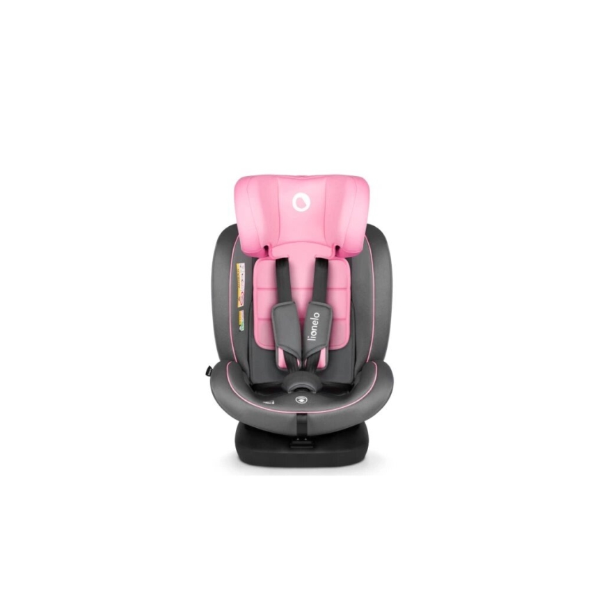 Lionelo - Car seat BASTIAAN i-Size 40-150 cm grey/pink