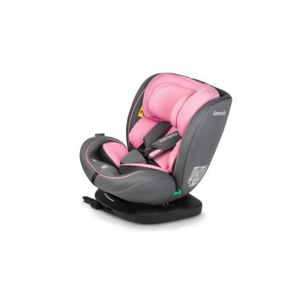 Lionelo - Car seat BASTIAAN i-Size 40-150 cm grey/pink