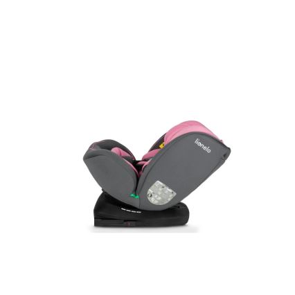 Lionelo - Car seat BASTIAAN i-Size 40-150 cm grey/pink