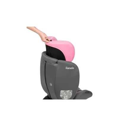 Lionelo - Car seat BASTIAAN i-Size 40-150 cm grey/pink