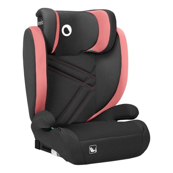 Lionelo - Car seat HUGO i-Size 100-150 cm black/pink