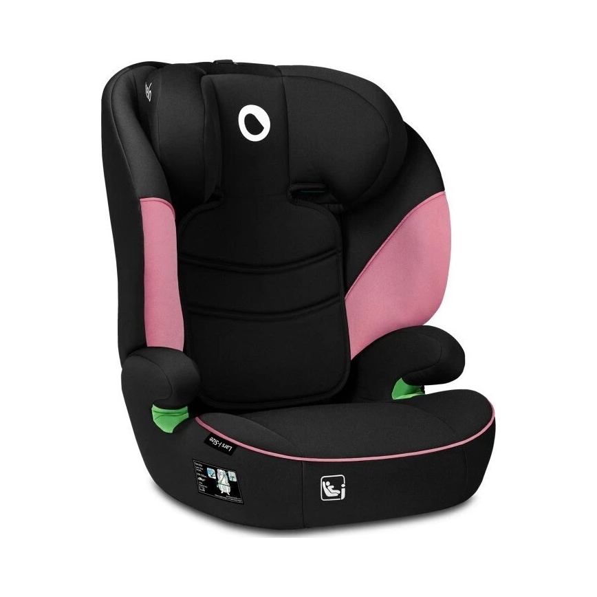 Lionelo - Car seat LARS i-Size 100-150 cm black/pink