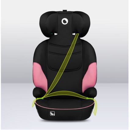 Lionelo - Car seat LARS i-Size 100-150 cm black/pink