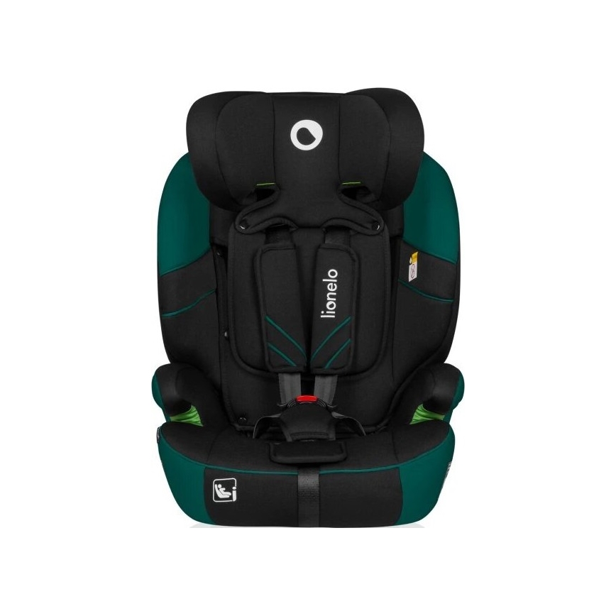 Lionelo - Car seat LEVI ONE i-Size 76-150 cm black/green