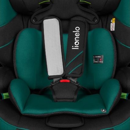 Lionelo - Car seat LEVI ONE i-Size 76-150 cm black/green