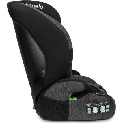 Lionelo - Car seat LEVI ONE i-Size 76-150 cm black/grey
