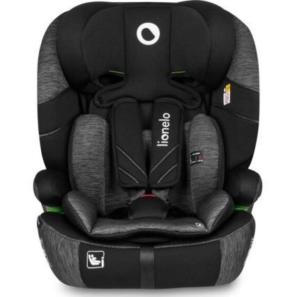 Lionelo - Car seat LEVI ONE i-Size 76-150 cm black/grey