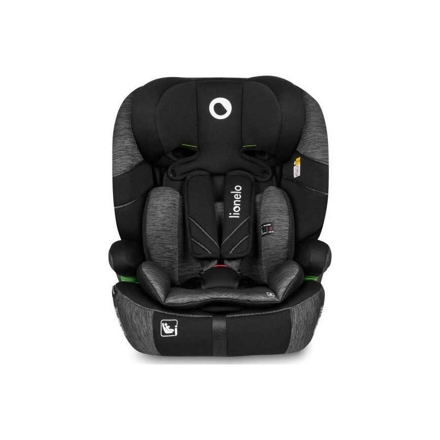 Lionelo - Car seat LEVI ONE i-Size 76-150 cm black/grey