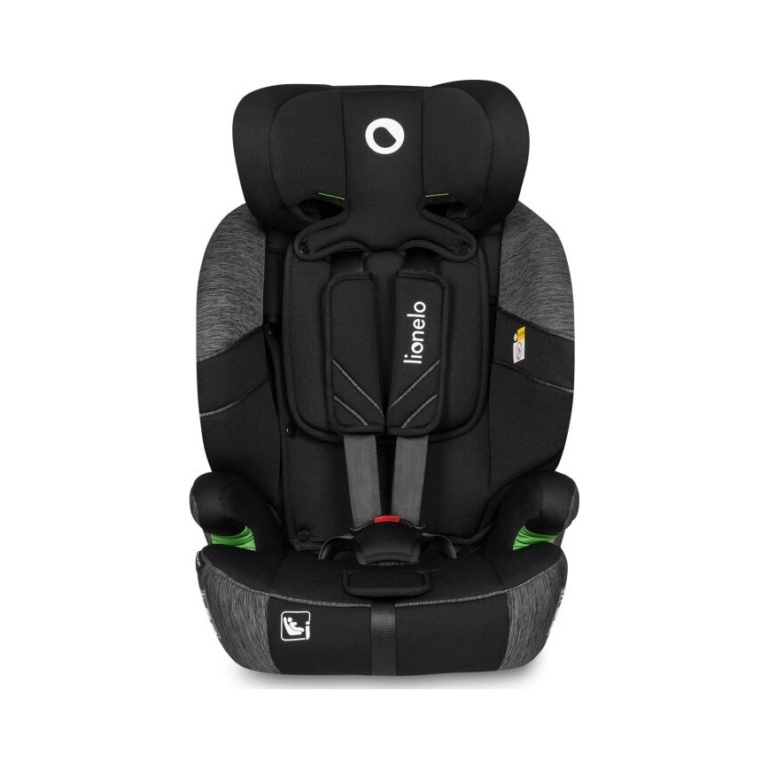 Lionelo - Car seat LEVI ONE i-Size 76-150 cm black/grey