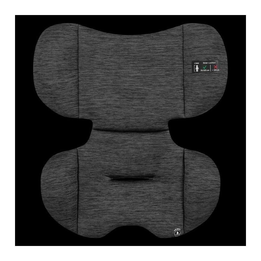Lionelo - Car seat LEVI ONE i-Size 76-150 cm black/grey