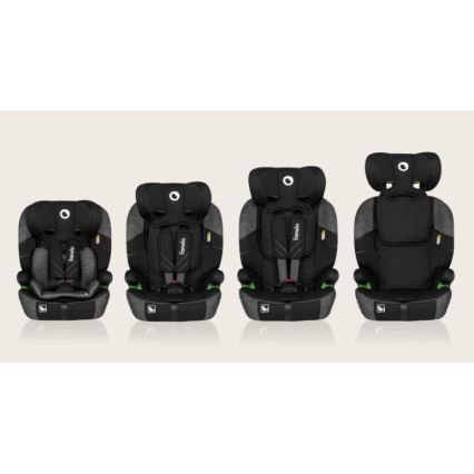 Lionelo - Car seat LEVI ONE i-Size 76-150 cm black/grey
