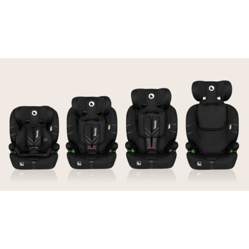 Lionelo - Car seat LEVI ONE i-Size 76-150 cm black
