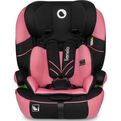 Lionelo - Car seat LEVI ONE i-Size 76-150 cm black/pink