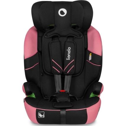 Lionelo - Car seat LEVI ONE i-Size 76-150 cm black/pink