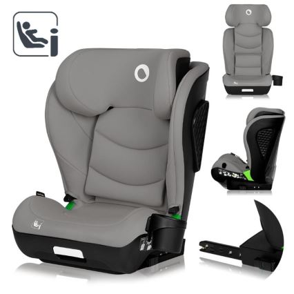 Lionelo - Car Seat NEAL i-Size 100-150 cm Grey Concrete