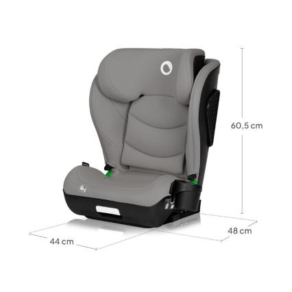 Lionelo - Car Seat NEAL i-Size 100-150 cm Grey Concrete