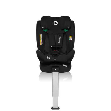 Lionelo - Rotating car seat with base BRAAM AIR i-Size 40-150 cm Black Carbon