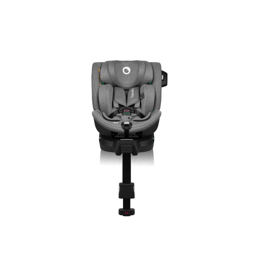 Lionelo - Car seat with base rotating HARMONY i-Size 40-150 cm black/grey