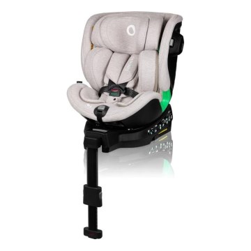 Lionelo - Car seat with base swivel HARMONY i-Size 40-150 cm beige