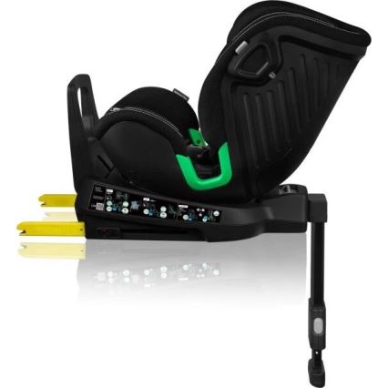 Lionelo - Car seat with base swivel HARMONY i-Size 40-150 cm black