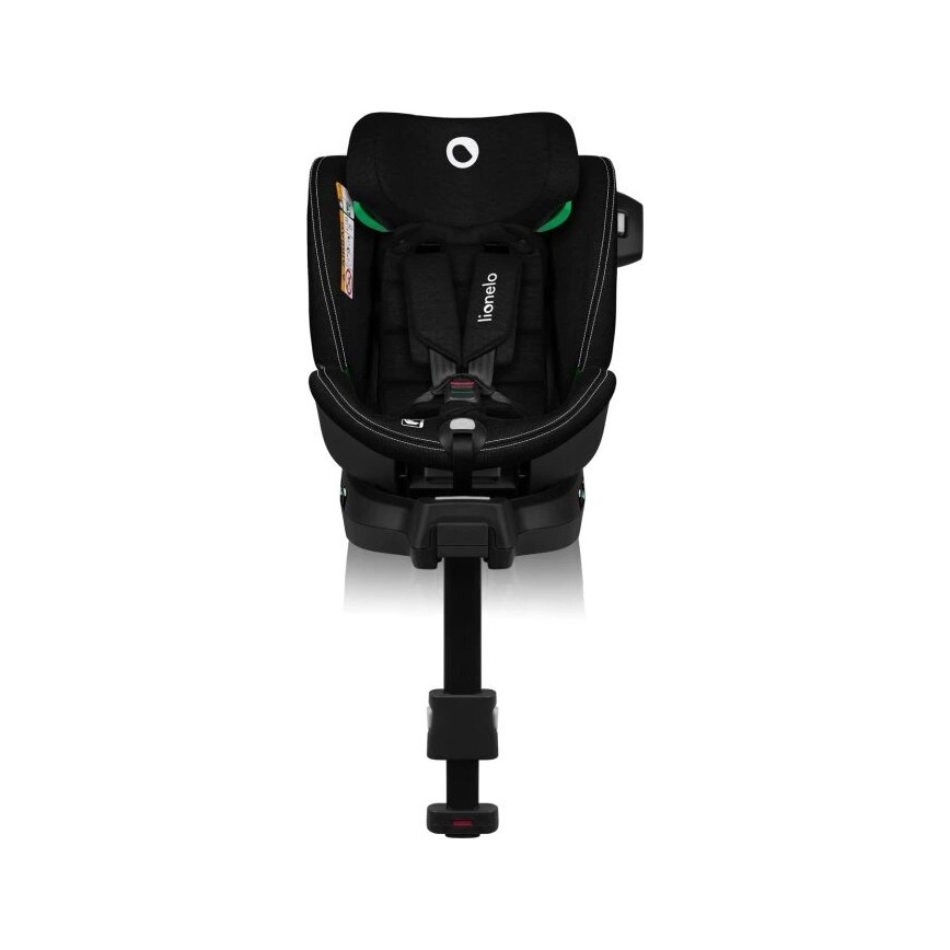 Lionelo - Car seat with base swivel HARMONY i-Size 40-150 cm black
