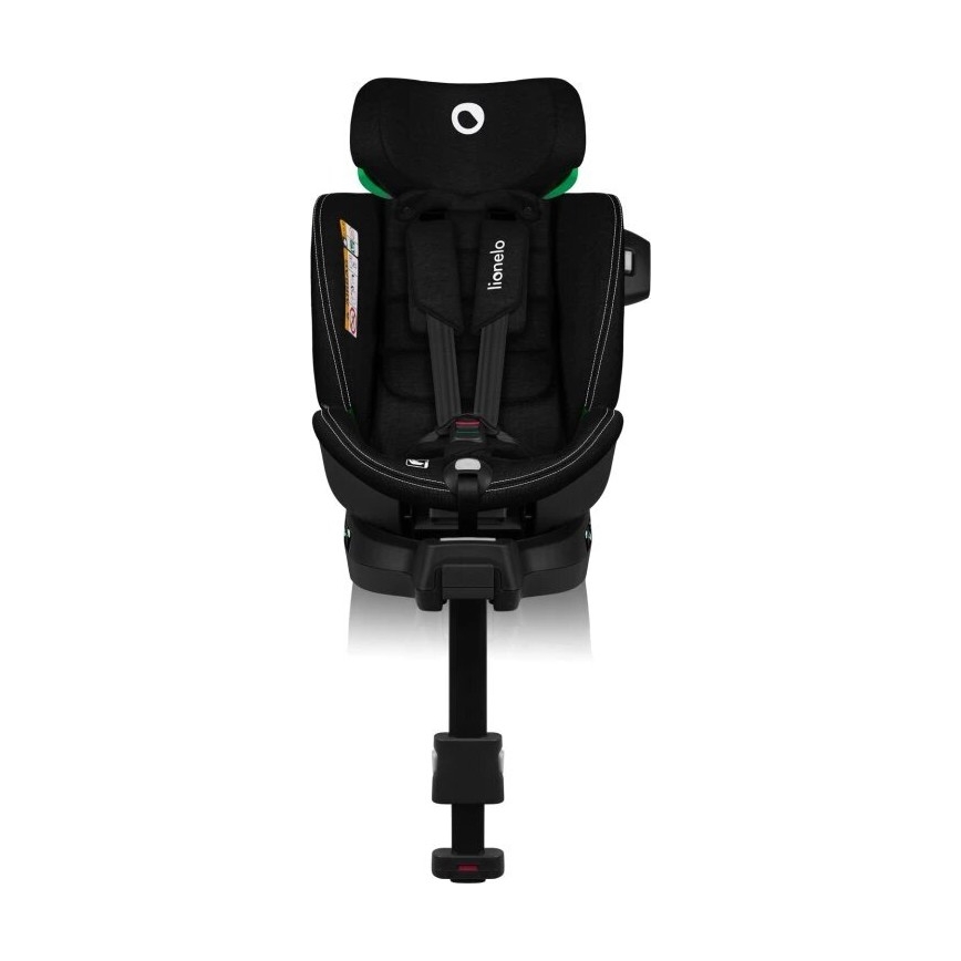 Lionelo - Car seat with base swivel HARMONY i-Size 40-150 cm black