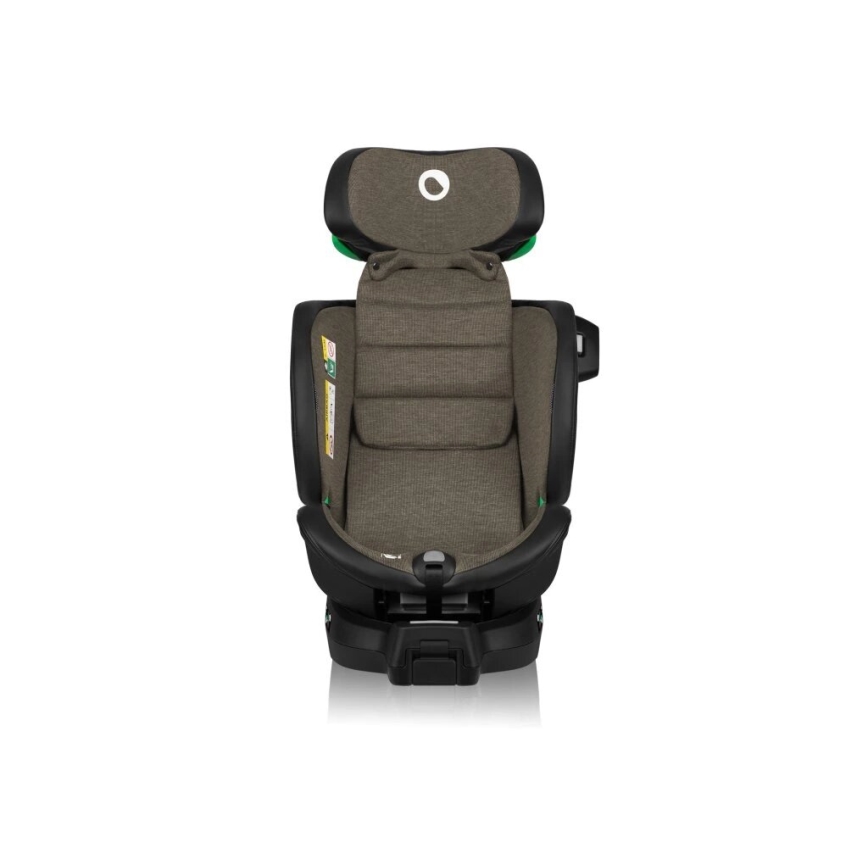 Lionelo - Car seat with base swivel HARMONY i-Size 40-150 cm black/olive