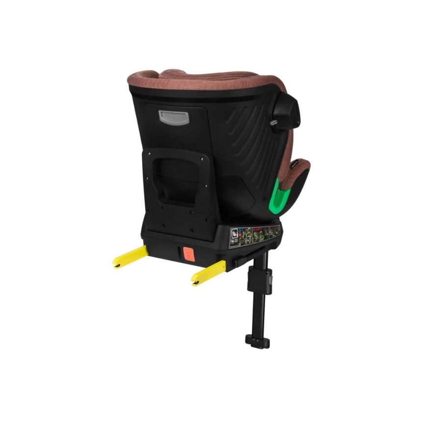 Lionelo - Car seat with base swivel HARMONY i-Size 40-150 cm brick