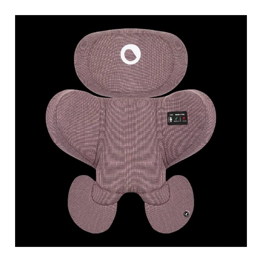 Lionelo - Car seat with base swivel HARMONY i-Size 40-150 cm pink