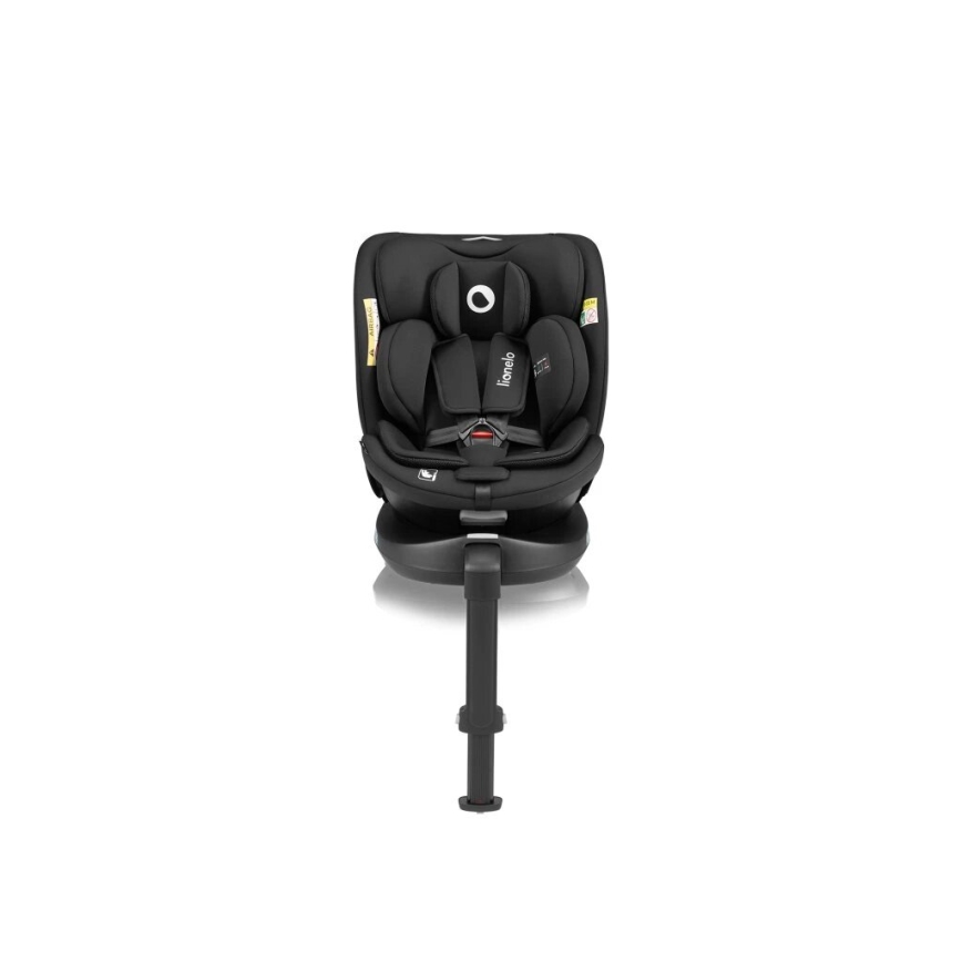 Lionelo - Car seat with base swivel NAVY i-Size 40-150 cm black
