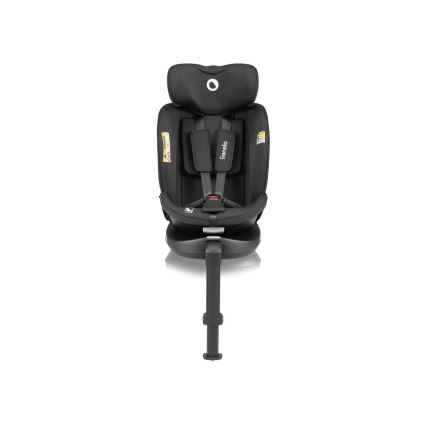 Lionelo - Car seat with base swivel NAVY i-Size 40-150 cm black