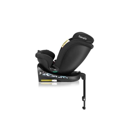 Lionelo - Car seat with base swivel NAVY i-Size 40-150 cm black