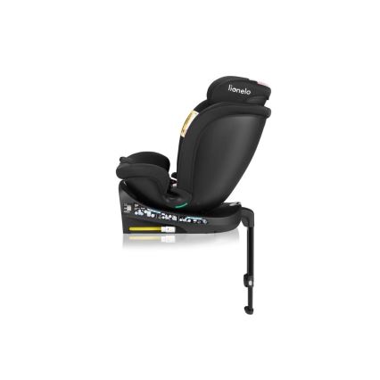 Lionelo - Car seat with base swivel NAVY i-Size 40-150 cm black/pink